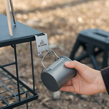 Load image into Gallery viewer, Multi-purpose Outdoor Hang Gas Canister Hook Gas Tank Hook With Hanging Plate Bottle Opener Camping Table Gas Stove Tank Hook