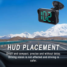 Load image into Gallery viewer, Car HUD Speed Meter Head Display Digital GPS Speedometer KMH MPH Dispaly Plug and Play with Installation Bracket for Vehicle Truck Motorcycle Auto Part Accessories