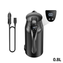 Load image into Gallery viewer, Universal 12V/24V 0.8L 1.2L Large Capacity Smart Car Heating Cup Car Electric Kettle Stainless Steel Water Boiler Thermos for Truck Travel Office Vehicle