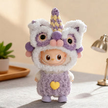Load image into Gallery viewer, For 10.5cm Labubu Doll Clothes Red Festival Clothing Red Awakening Lion Clothing Set Dolls Accessories Cute Decoration Little Cloths