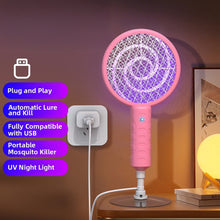 Load image into Gallery viewer, Lollipop Electric Mosquito Swatter Suction Cup Model Multi-Functional Ultraviolet Automatic Mosquito Lamp Home Outdoor Camping Mosquito Repellent Device