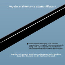 Load image into Gallery viewer, 20ML Billiard Cue Maintenance Oil Anti-crack Clean Brighten Multi-effect Cue Oil Front Limb Rear Handle Care Supplies