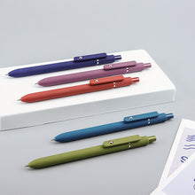 Load image into Gallery viewer, 5Pcs Retro Morandi Colour Gel Pens Soft Touch Quick Dry Smooth 0.5mm Gel Ink Pen For School Writing Stationery Supplies