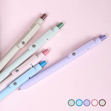 Load image into Gallery viewer, 5Pcs Retro Morandi Colour Gel Pens Soft Touch Quick Dry Smooth 0.5mm Gel Ink Pen For School Writing Stationery Supplies