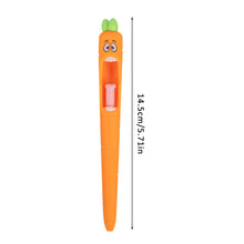 Load image into Gallery viewer, 4Pcs Carrot Funny Gel Pen Amusing Stationery Kawaii Gel Pen School Office Supplies Recreation Cute Gel Pen