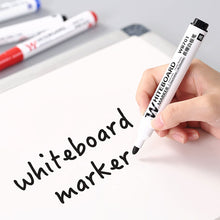 Load image into Gallery viewer, 1Pc Whiteboard Marker 2.0mm Nib Black Blue Red High-Volume Ink Office Teaching Pen Clear Handwriting & Easy Erasure