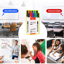 Load image into Gallery viewer, 1Pc Whiteboard Marker 2.0mm Nib Black Blue Red High-Volume Ink Office Teaching Pen Clear Handwriting & Easy Erasure