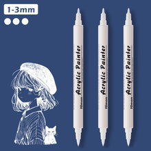 Load image into Gallery viewer, Creative White Ink Gel Pen 1mm Highlight Marker Pen for Student Stationery Drawing Art Writing School Supplies