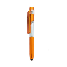 Load image into Gallery viewer, 4 In 1 Multi-Function Ballpoint Pen With LED Light Fold Phone Holder Night Read Writing Pencil Office Student Stationery Tools