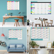 Load image into Gallery viewer, 2026 New Yearly Daily Schedule Planner Sheet Calendar Wall 365 Day Plan Annual Hanging Planning Weekly Agenda Pad Month 12