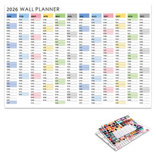 Load image into Gallery viewer, 2026 New Yearly Daily Schedule Planner Sheet Calendar Wall 365 Day Plan Annual Hanging Planning Weekly Agenda Pad Month 12