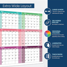 Load image into Gallery viewer, 2026 New Yearly Daily Schedule Planner Sheet Calendar Wall 365 Day Plan Annual Hanging Planning Weekly Agenda Pad Month 12