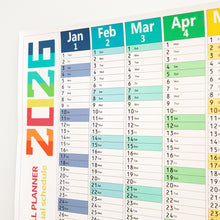 Load image into Gallery viewer, 2026 New Yearly Daily Schedule Planner Sheet Calendar Wall 365 Day Plan Annual Hanging Planning Weekly Agenda Pad Month 12