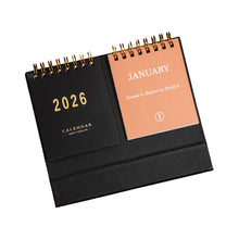 Load image into Gallery viewer, 2026.1-2026.12 English Desk Calendar with Motivational Quotes on Both Sides Calendar Planner Memo and Small Office Desk Accessory