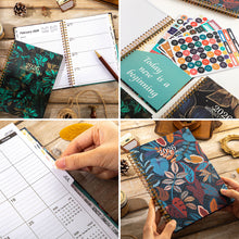 Load image into Gallery viewer, 2026 Planner Notebook Weekly and Monthly Calendar Plan from January to December A5 (6.5"x 8.5") Acaden 12-month Work Plan