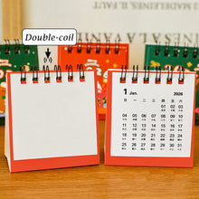 Load image into Gallery viewer, 2025.8-2026.12 Mini Cartoon Desk Calendar Cute Fashion Christmas Calendar Portable Pocket Calendar Schedule Desktop Decoration Christmas Gifts