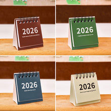 Load image into Gallery viewer, 2025.6-2026.12 Mini Simple Calendar Small Desk Calendar Creative Coil Calendar Planner Desktop Decoration Office Stationery