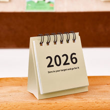 Load image into Gallery viewer, 2025.6-2026.12 Mini Simple Calendar Small Desk Calendar Creative Coil Calendar Planner Desktop Decoration Office Stationery
