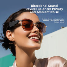Load image into Gallery viewer, 5.3 Clip-On Glasses Bluetooth Headphones Outdoor Cycling Driving Wireless Bone Conduction Headphones Compatible with Various Frame