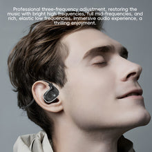 Load image into Gallery viewer, 5.3 Bone Conduction Clip-On Bluetooth Headphones Open-Ear Long Battery Life Sports Headphones for Outdoor Cycling Driving.