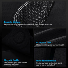 Load image into Gallery viewer, 1PC Professional 3-Finger Billiard Glove Printed Version Magnetic Buckle Fixation Microfiber Breathable Anti-Slip Snooker Glove for Left Hand-XG94
