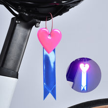 Load image into Gallery viewer, 1PC Bike Saddle Reflective Hanging Ornament Night Riding High Brightness Safety Warning Streamer Cycling Decoration Accessories