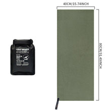 Load image into Gallery viewer, Portable Quick-Dry Cooling Sports Towel Ultra-Thin Lightweight Nano-Fiber Sweat Towel Includes Storage Pouch for Travel Hiking Gym