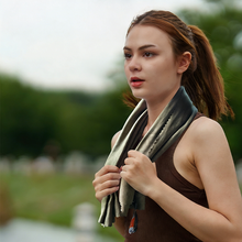Load image into Gallery viewer, Portable Quick-Dry Cooling Sports Towel Ultra-Thin Lightweight Nano-Fiber Sweat Towel Includes Storage Pouch for Travel Hiking Gym
