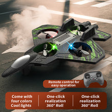 Load image into Gallery viewer, Rechargeable Remote Control Airplane Easy-to-Fly RC Aircraft Foam Glider Drone Quadrotor Model Outdoor Flying Toy Birthday Gift for Boys/Girls