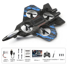 Load image into Gallery viewer, Rechargeable Remote Control Airplane Easy-to-Fly RC Aircraft Foam Glider Drone Quadrotor Model Outdoor Flying Toy Birthday Gift for Boys/Girls