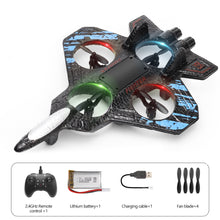 Load image into Gallery viewer, Rechargeable Remote Control Airplane Easy-to-Fly RC Aircraft Foam Glider Drone Quadrotor Model Outdoor Flying Toy Birthday Gift for Boys/Girls