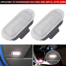 Load image into Gallery viewer, Pair Car LED Welcome Door Lights for VW Golf Mk3 Mk4 Beetle Jetta Bora Door Projector Lamp Ambient Light Modification