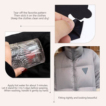 Load image into Gallery viewer, Down Jacket Fabric Stickers Self-Adhesive Seweless Jacket Patch Washable Repair Patch No Iron Raincoat Umbrella Tent Fabric Stickers