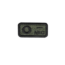 Load image into Gallery viewer, A B AB O + - Blood Type Embroidery Hook And Loop Patches Medical Patch Armband Tactical Patch On Backpack