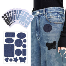 Load image into Gallery viewer, Self-Adhesive Denim Patch DIY Cut Fabric Stickers Repair Patches For Jean Clothing Pants Elbow Knee Clothing Stickers