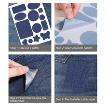 Load image into Gallery viewer, Self-Adhesive Denim Patch DIY Cut Fabric Stickers Repair Patches For Jean Clothing Pants Elbow Knee Clothing Stickers