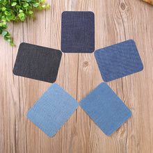 Load image into Gallery viewer, 1 Set Denim Repair Patch Fabric Iron On Patches Appliques Patches Repair For Jean Clothing Pants Elbow Knee Clothing Stickers