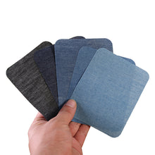 Load image into Gallery viewer, 1 Set Denim Repair Patch Fabric Iron On Patches Appliques Patches Repair For Jean Clothing Pants Elbow Knee Clothing Stickers
