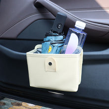 Load image into Gallery viewer, Foldable PU Leather Car Trash Bin & Door Hanging Storage Bag Multi-function Organizer for Car Interior Automotive Accessories