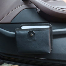 Load image into Gallery viewer, Foldable PU Leather Car Trash Bin & Door Hanging Storage Bag Multi-function Organizer for Car Interior Automotive Accessories
