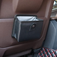 Load image into Gallery viewer, Foldable PU Leather Car Trash Bin & Door Hanging Storage Bag Multi-function Organizer for Car Interior Automotive Accessories
