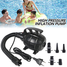 Load image into Gallery viewer, Outdoor Air Bed Air Inflation Tool EU Plug 600W Air Compressor Portable Air Mat Electric Air Pump Home Household Camping Utility Tool
