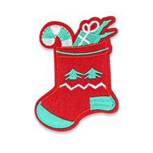 Load image into Gallery viewer, Christmas Embroidered Repair Patch Self Adhesive Patch Cartoon Santa Claus Appliques For Apparel Bags Accessories