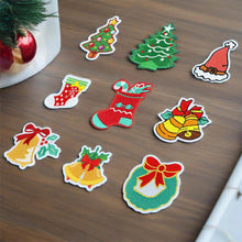 Load image into Gallery viewer, Christmas Embroidered Repair Patch Self Adhesive Patch Cartoon Santa Claus Appliques For Apparel Bags Accessories