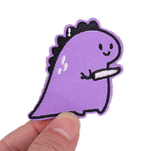Load image into Gallery viewer, Punk Cartoon Animal Iron On Embroidery Repair Patches Knife Animal Badge Hippie Rock Appliques Clothing Sewing Patch