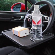 Load image into Gallery viewer, Multi-purpose Car Steering Wheel Dining Table Bracket Car Laptop Computer Desk Mount Stand Eat Work Drink Food Coffee Tray Board