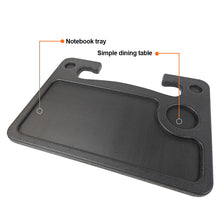 Load image into Gallery viewer, Multi-purpose Car Steering Wheel Dining Table Bracket Car Laptop Computer Desk Mount Stand Eat Work Drink Food Coffee Tray Board