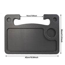 Load image into Gallery viewer, Multi-purpose Car Steering Wheel Dining Table Bracket Car Laptop Computer Desk Mount Stand Eat Work Drink Food Coffee Tray Board