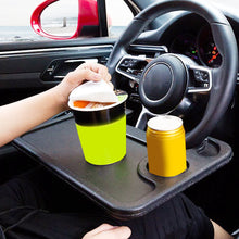 Load image into Gallery viewer, Multi-purpose Car Steering Wheel Dining Table Bracket Car Laptop Computer Desk Mount Stand Eat Work Drink Food Coffee Tray Board