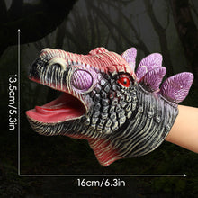 Load image into Gallery viewer, Dinosaur Hand Puppet Glove Puppet Toy Movable Mouth Role Play & Storytelling Educational Toy for Classroom & Home Gift for Boys Girls